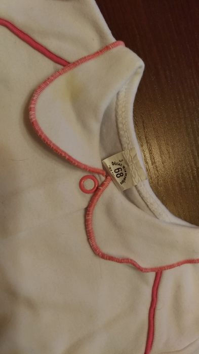 Komplet niemowlęcy dziewczęcy body dres roz 68 62