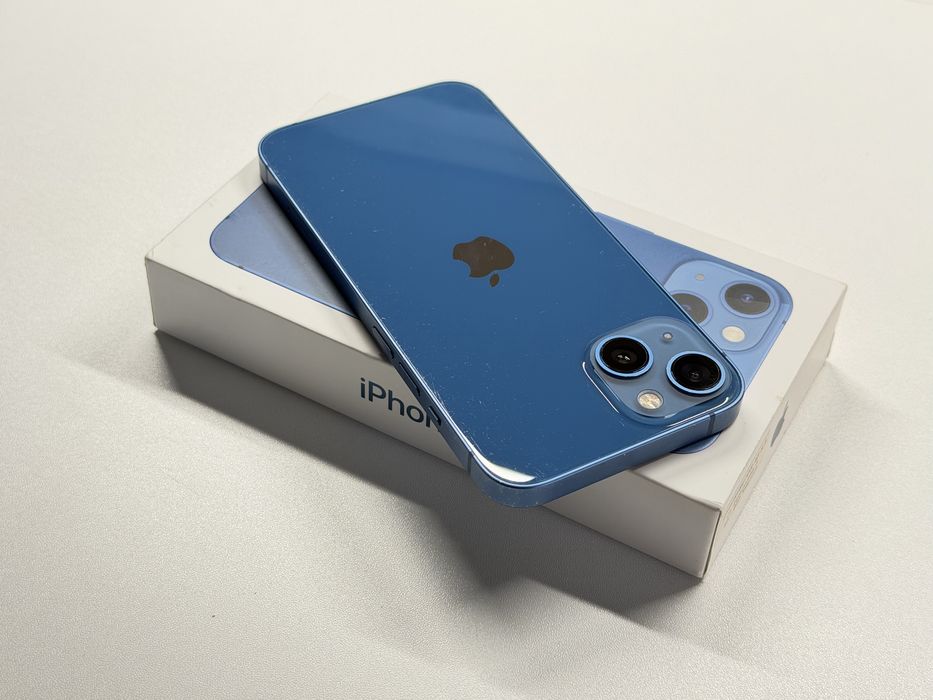 iPhone 13 128 GB Niebieski #BDB#Bateria 100%#Komplet #Apple#