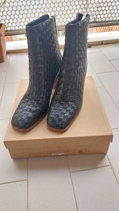 Botin Preto Mulher