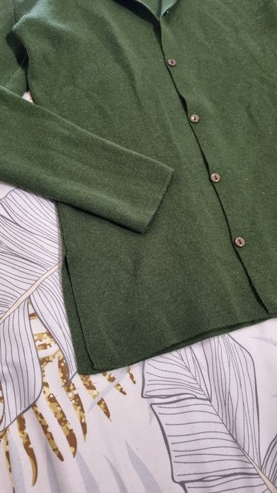 Casaco de Malha Verde