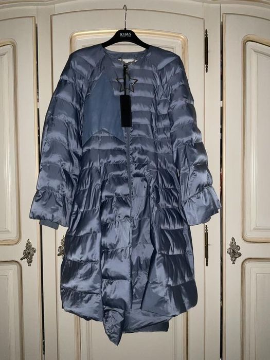 Шикарне пальто Elisabetta Franchi by Céline b. , синє, p. 44 Італія