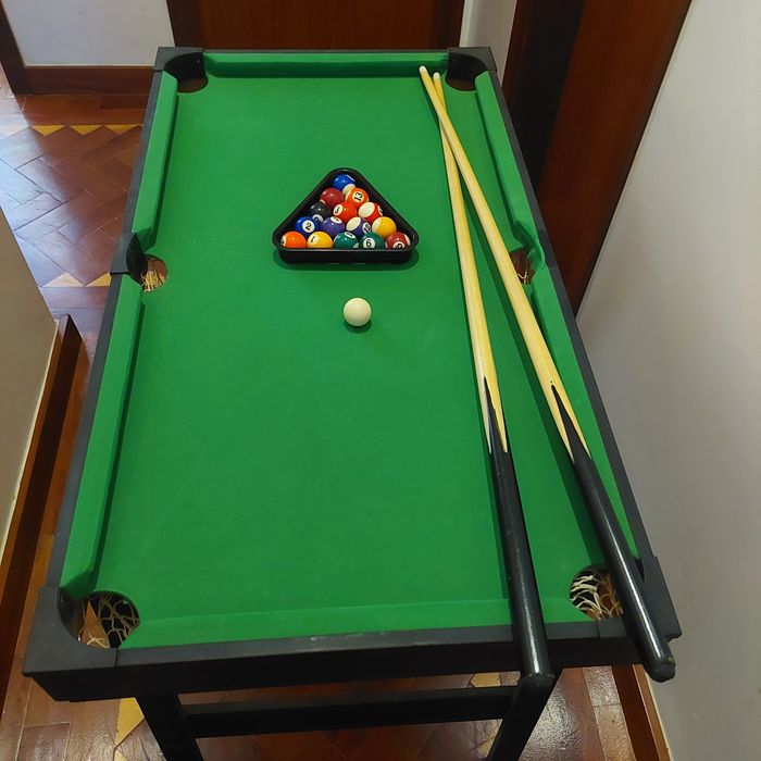 Mesa de snooker para crianças