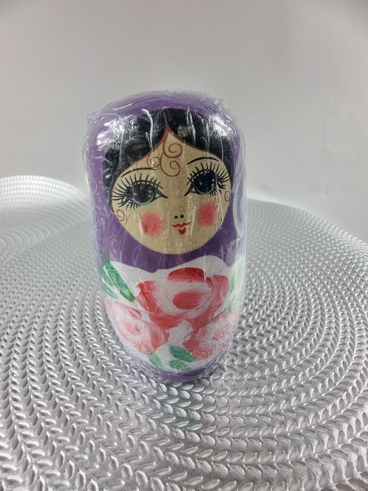 Figurki matrioszki drewniane kolorowe