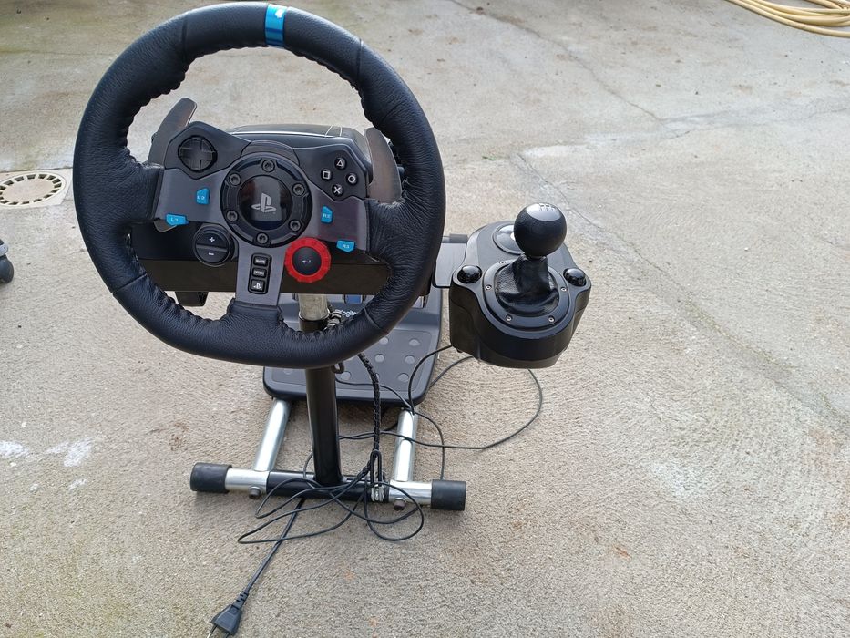 Volante Logitech G29 + shifter + stand Cano • OLX Portugal