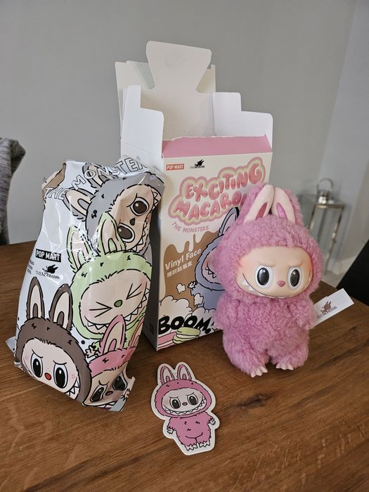 Exciting Macaron ☆ LABUBU ☆ Lychee Berry Pop Mart Labubu The Monsters Exciting Macaron Lychee Berry