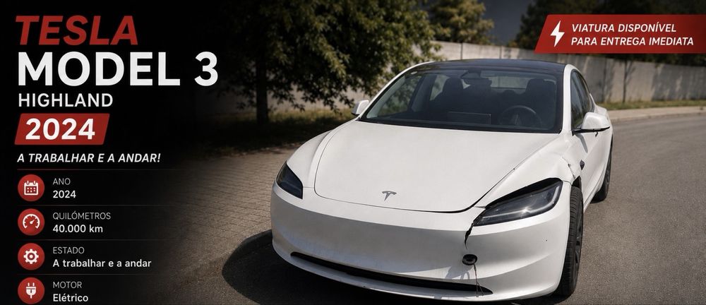 Tesla  model  3  premium  salvado