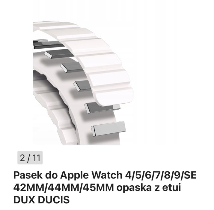 Apple etui + pasek do Apple Watch 4/5/6/7/8/9/SE 44mm/45mm DUX DUCIS