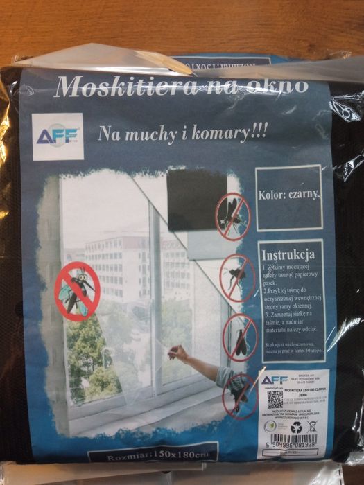 Moskitiera na okno 150x 180 cm 5 szt