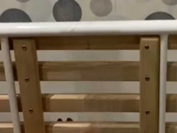 Сидіння для ванни метал натуральне дерево до 120кг