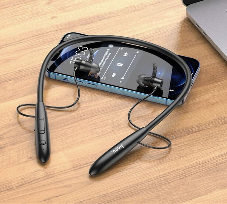 Беспроводные Спорт наушники вакуумные с Micro SD Hoco ES61 Bluetooth