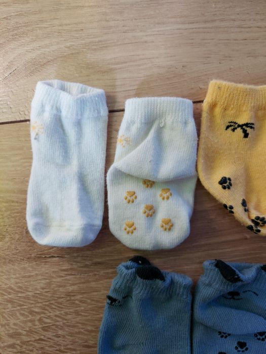 3x skarpetki niemowlęce ze ściągaczami