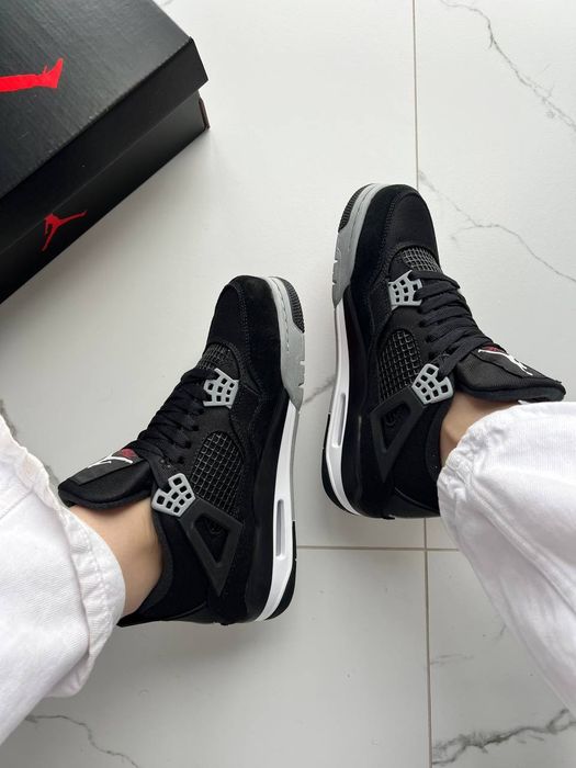 36-45 Jordan 4 Retro SE Black Canvas