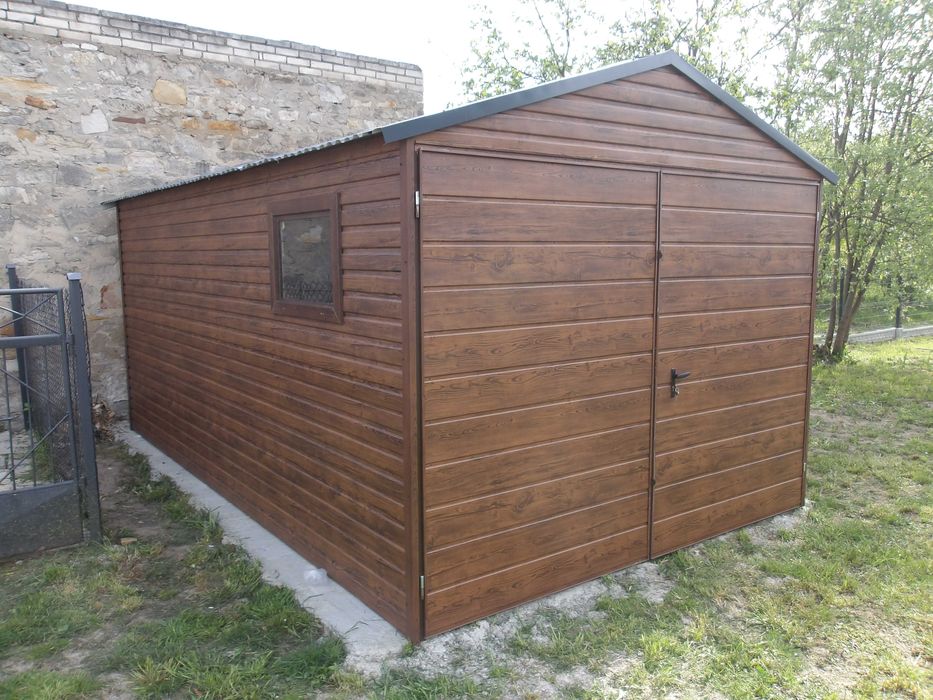 PREMIUM garaż 3x4, na działkę, domek, schowek na narzędzia