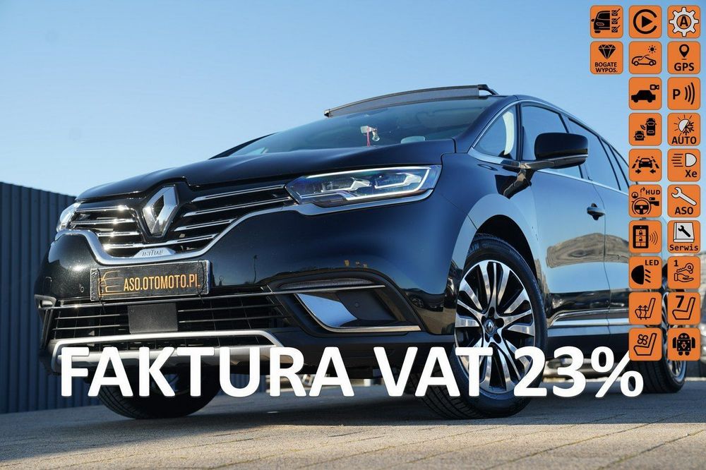 Renault Espace INITIALE PARIS bosse acc PANORAMA blis wentylacja skóra masaze 7os