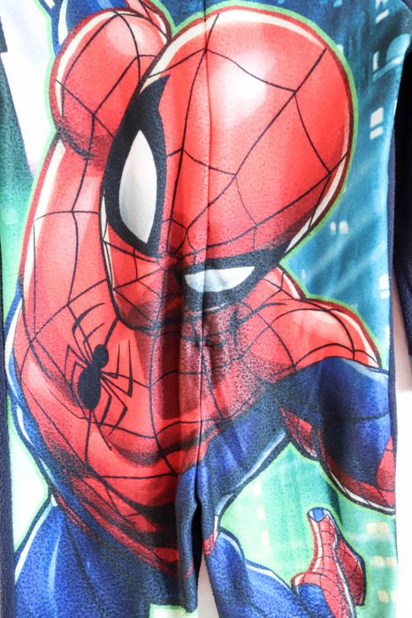 Тепла піжама +шарф на хлопчика дитяче кігурумі Людина-Павук 134-140