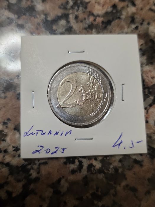Noeda comemorativa de 2 € da Lituânia de 2025