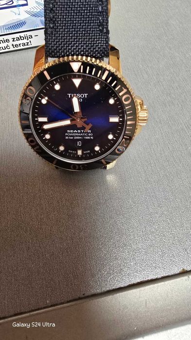 Tissot Seastar Powermatic 80 zegarek męski automatic na gwarancji
