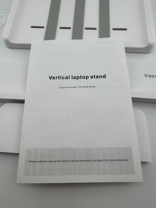 Stojak na tablet laptop białty 3 półki