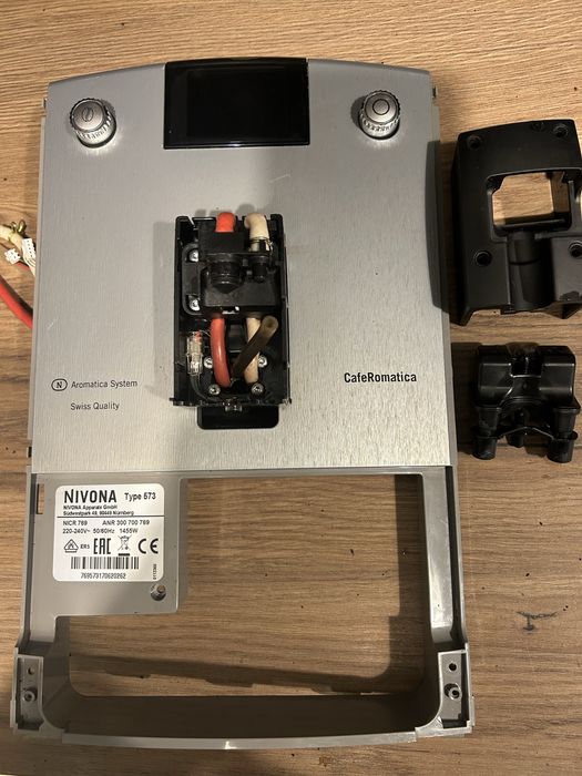 Nivona nicr769 panel sterowania wyświetlacz wylewka front