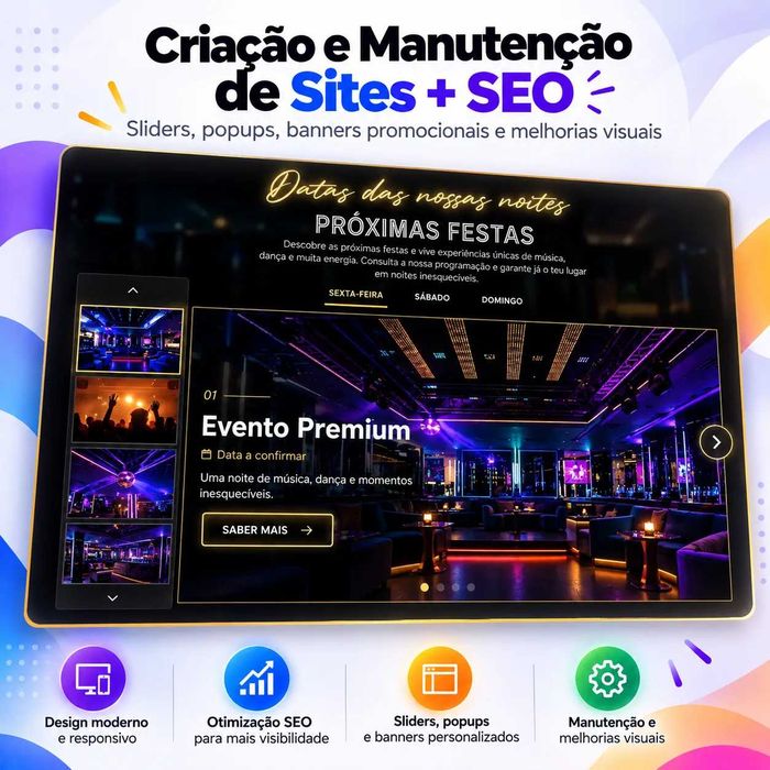 Criação e Manutenção de Sites + SEO