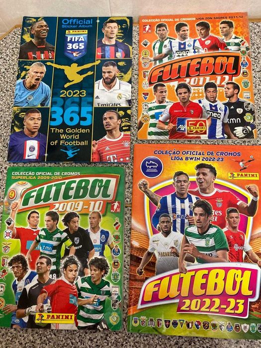 Cadernetas de Futebol Panini & Topps
