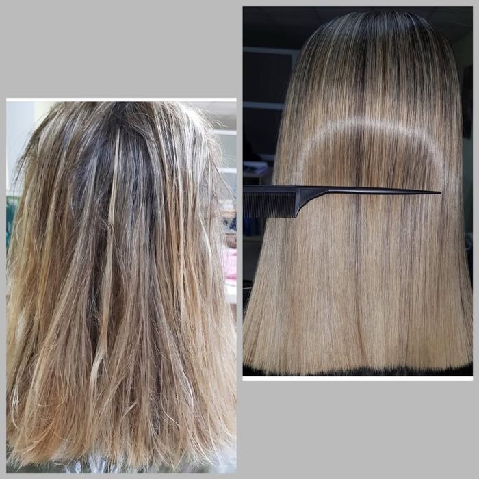 Кератин, ботокс, холодне відновлення волосся, холодное восстановление