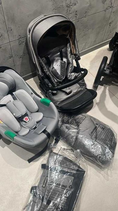 Zestaw Prime 2 szary dla dzieci gondola spacerówka nosidełko