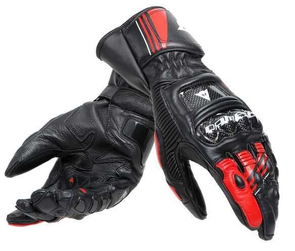 Luvas Mota Dainese Druid 4 Black/Lava-Red / White -ORIGINAIS