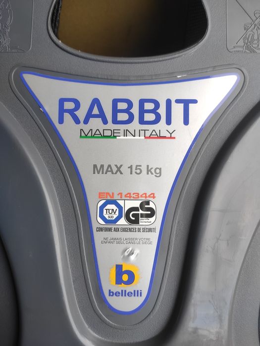 Fotelik rowerowy Belleli Rabbit