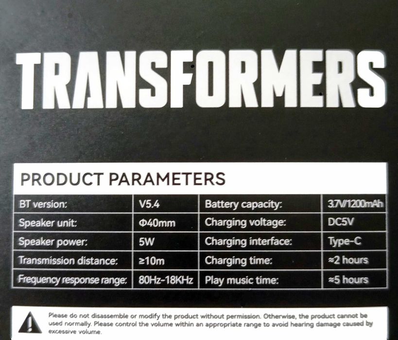 TransFormers_Coluna de Som