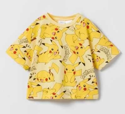 Bluzka Pokemon Zara 164 cm Pikachu