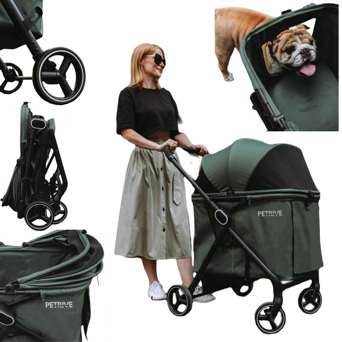 Wózek dla psa lub kota B.RIDER do 30kg PETRIVE wózek spacerowy dla psa