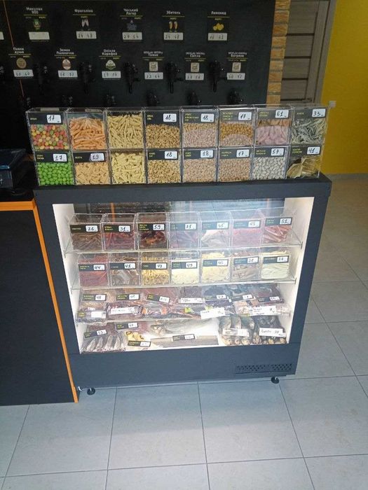 Умка.Нова.Холодильная витрина 120 см.Пивной Магазин/Снеки.Кондитерка