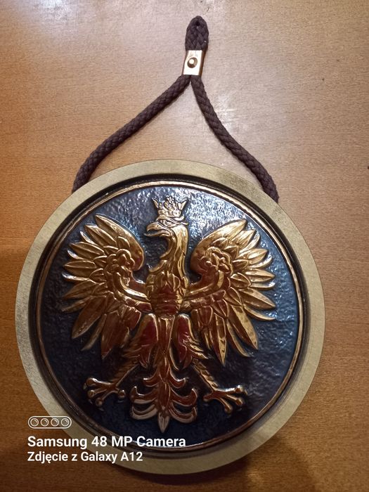 Plakieta talerz do powieszenia orzeł