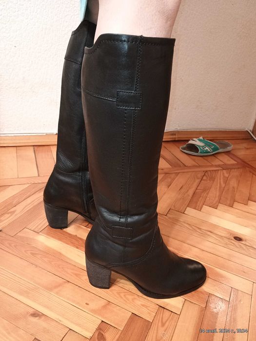 Чоботи жіночі зимові шкіряні Tamaris