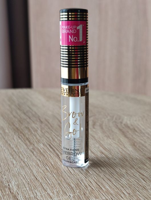 Mocny żel utrwalający i pielęgnujący do brwi i maskara tusz Eveline