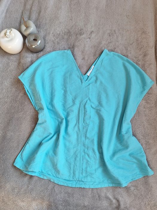 Niebieska bluzka bez rękawów Primark L