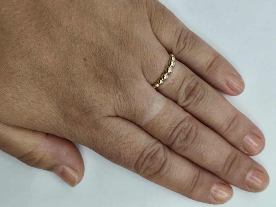 Złoty Pierścionek R14 Pr.585 Nowy Zapraszamy