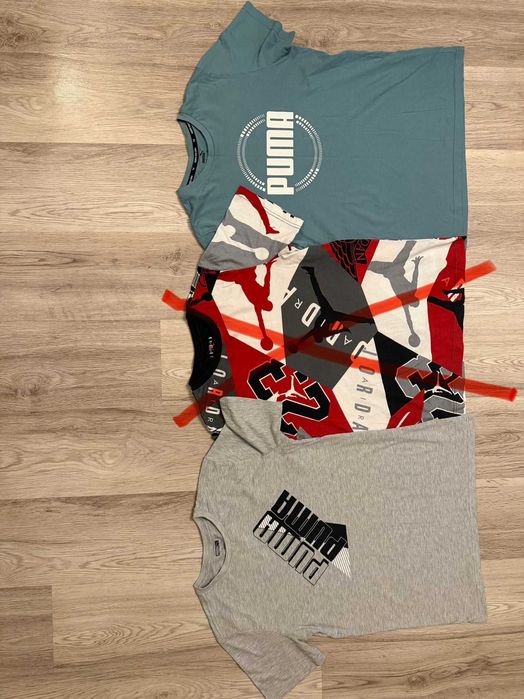 Koszulki krótki rękaw np. Adidas,Jordan,Nike,Puma