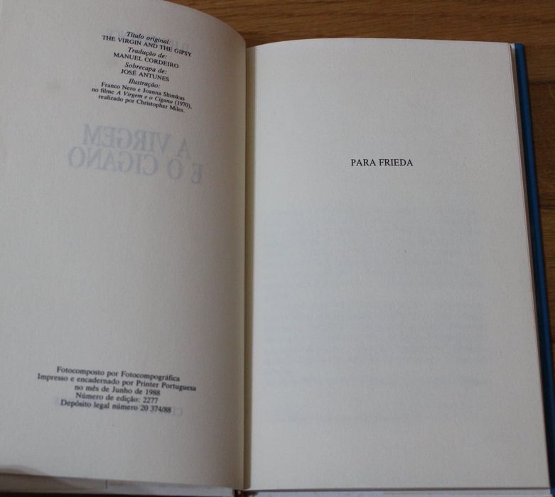 Livro "A Virgem e o Cigano", de D. H. Lawrence
