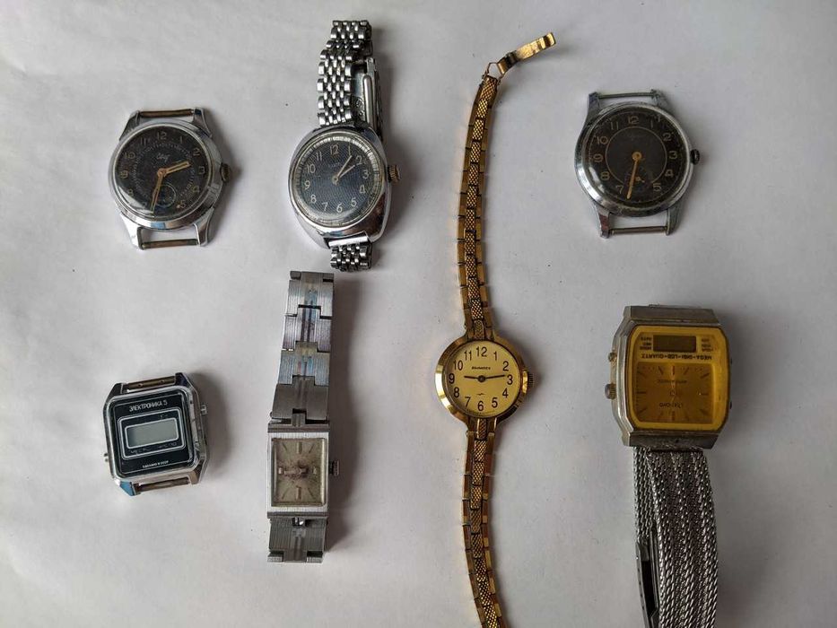 Часы советские наручные, под ремонт или на запчасти
