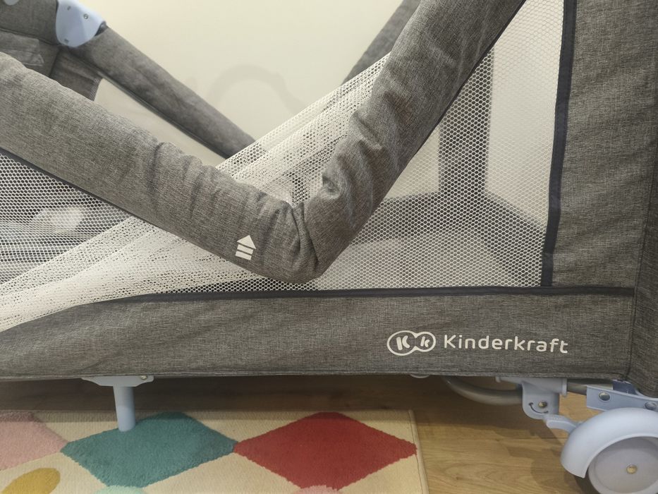 Berço de Viagem Kinderkraft Joy Blue Completo