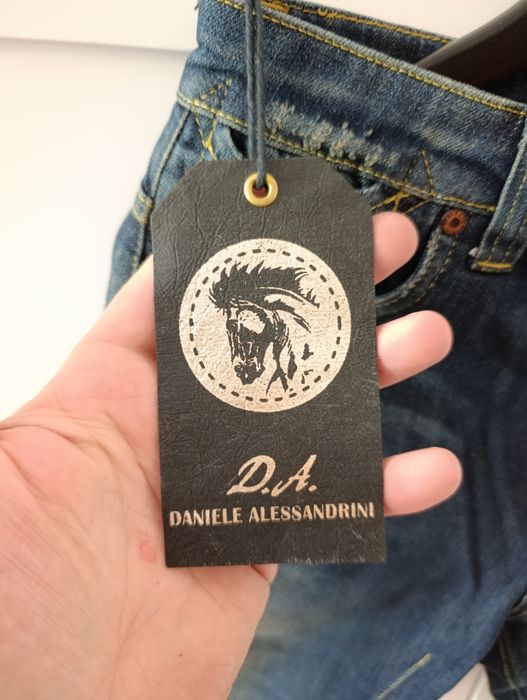 Jeansy męskie premium Daniele Alessandrini stretch rozm. M