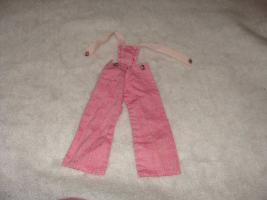 Macacão Rosa Boneca Sindy - Dungarees (Ref 12S111) de 1975