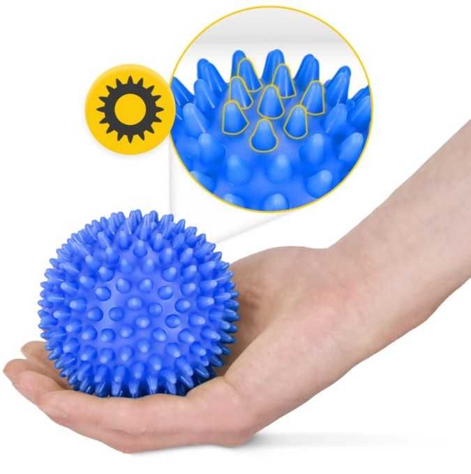 Zestaw piłek z kolcami do masażu SPIKE+ 4 szt. 4FIZJO Sensoryczne piłe