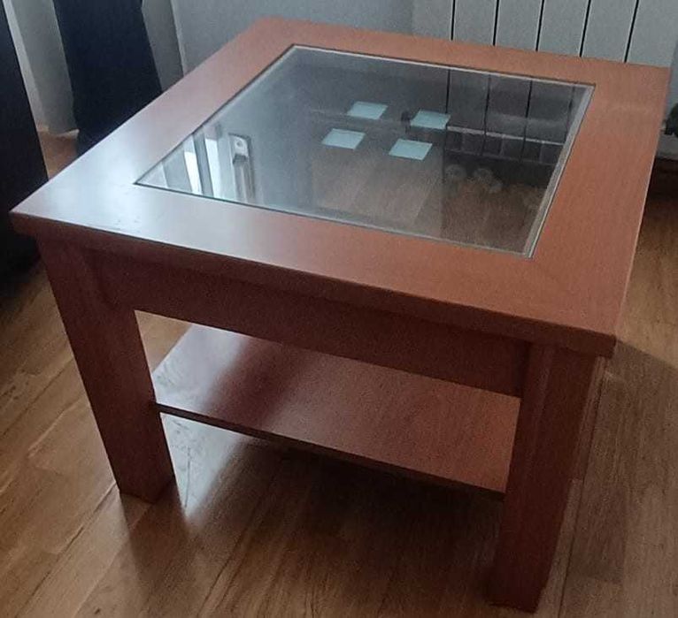 Mesa de centro quadrada - Sala de estar
