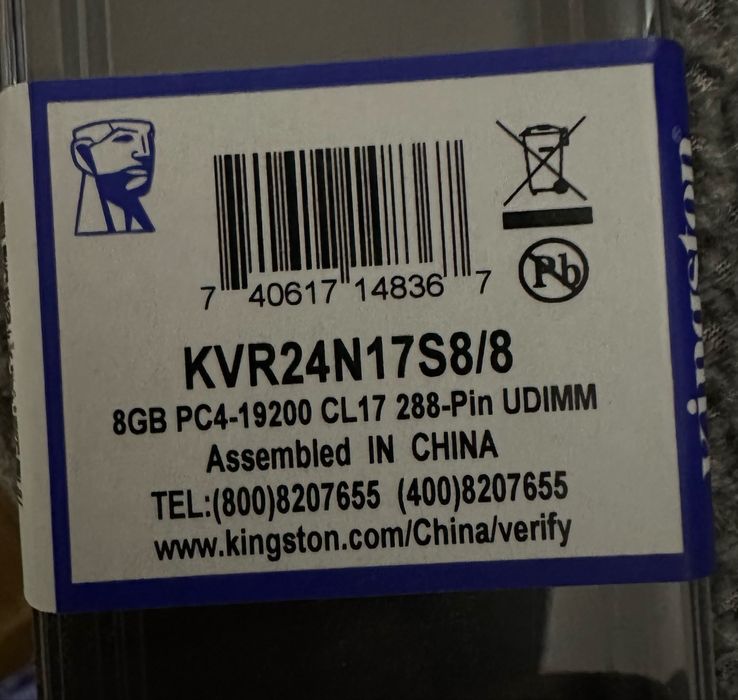 Продам  4х8gb Ddr4 2400mhz