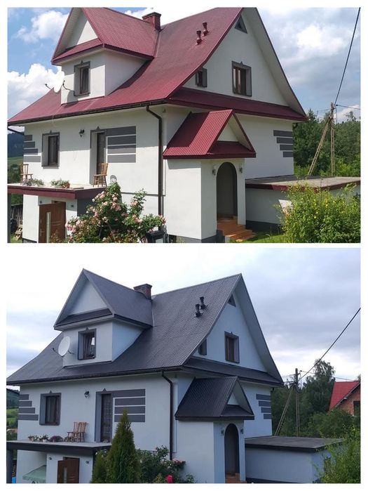 Malowanie dachów i elweacji