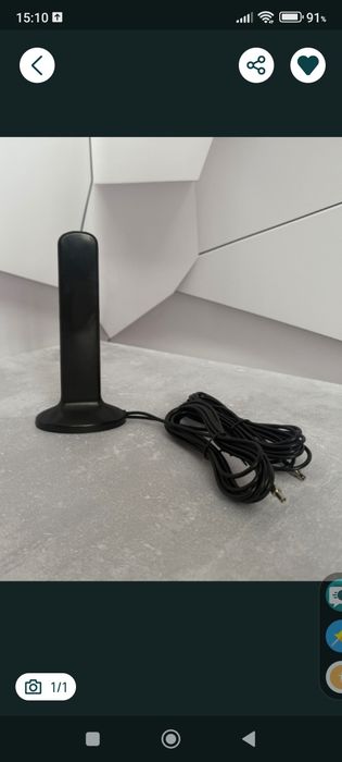 Автомобільна 4G Антена MIMO 16дБ 698-960/1700-2700 МГц з виходами TS-9