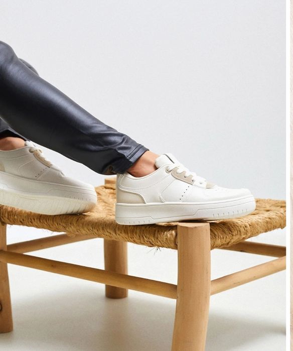 Ténis Bege/Branco Clássicos 36 ao 41